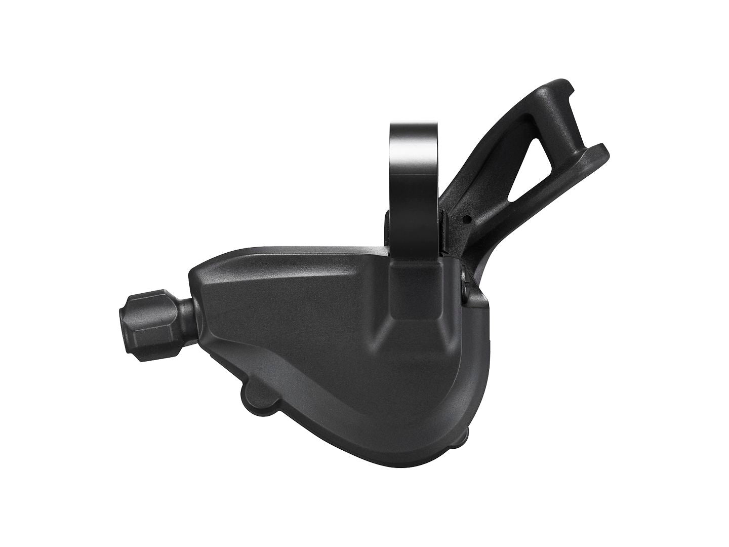 Shifters Shimano Shimano Deore SL-M5100-L Shift Lever - Left 2x RapidFire Plus Mono Black Dark Slate Gray
