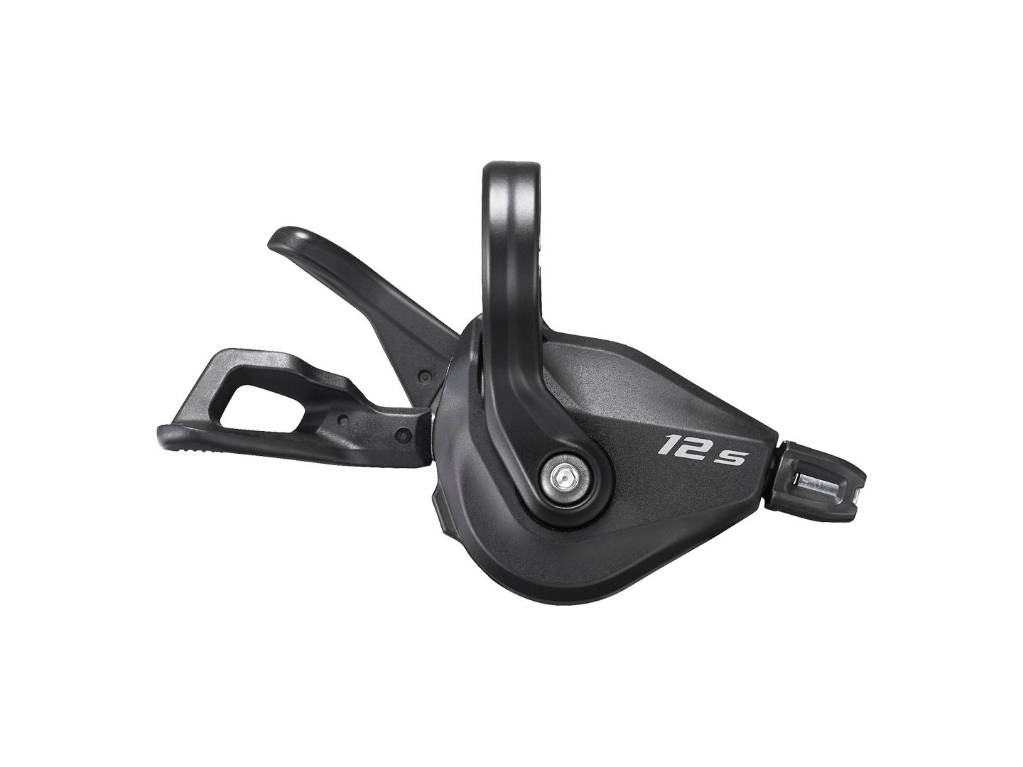 Shifters Shimano Shimano Deore SL-M6100-R Right Shift Lever - 12-Speed RapidFire Plus Black Dark Slate Gray