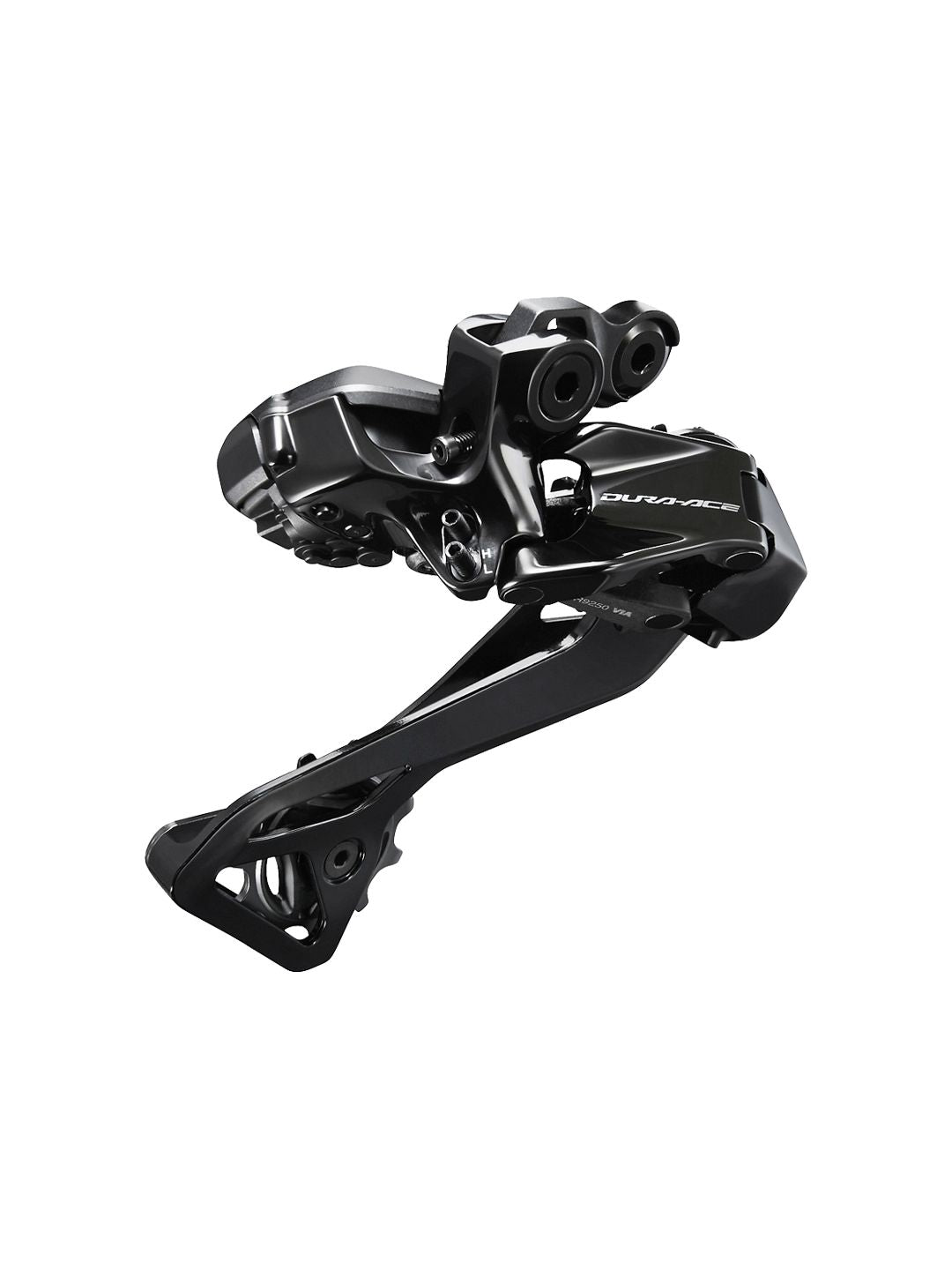 Rear Derailleurs Shimano Shimano Dura-Ace RD-R9250F Di2 Rear Derailleur - 12-Speed Medium Cage Includes TL-EW300 BLK Dark Slate Gray