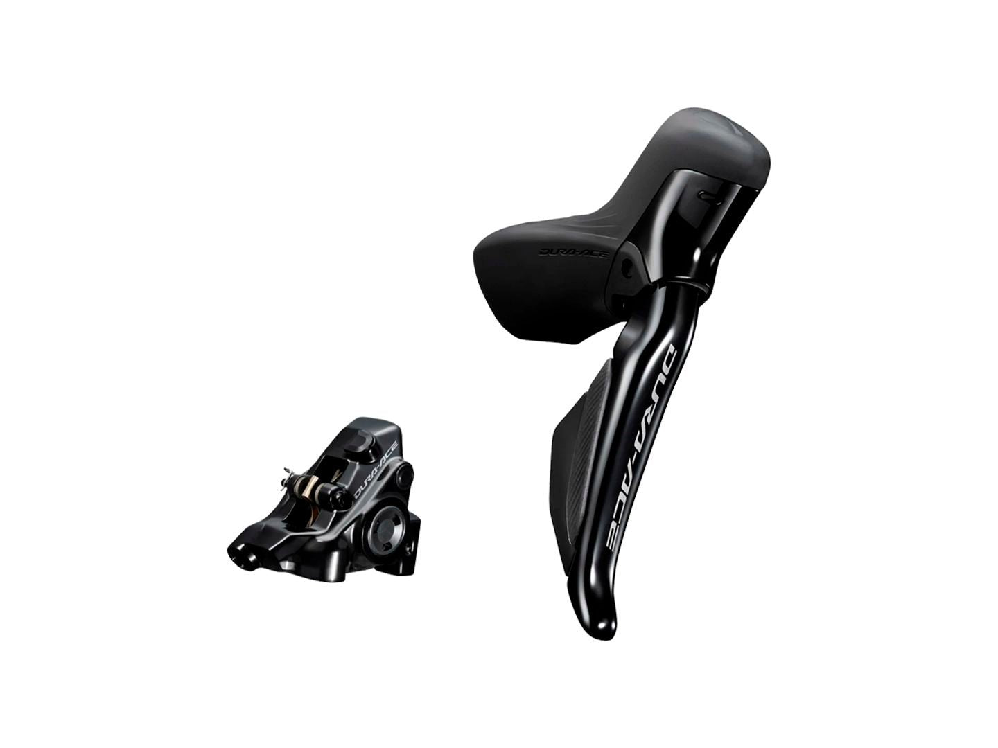 Brake/Shift Lever - Drop Bar Shimano Shimano Dura-Ace ST-R9270F-R Di2 Shift/Brake Lever BR-R9270 Hydraulic Disc Brake Caliper - Right/Rear 12-Speed Flat Mount BLK Black