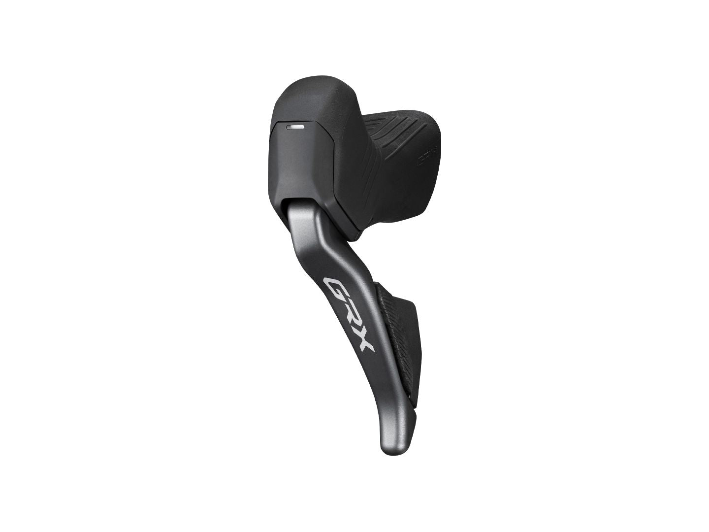 Brake/Shift Lever - Drop Bar Shimano Shimano GRX ST-RX825 Di2 Shift/Brake Lever BR-RX820 Hydraulic Disc Brake Caliper - Left/Front 2x Flat Mount Caliper BLK Dark Slate Gray