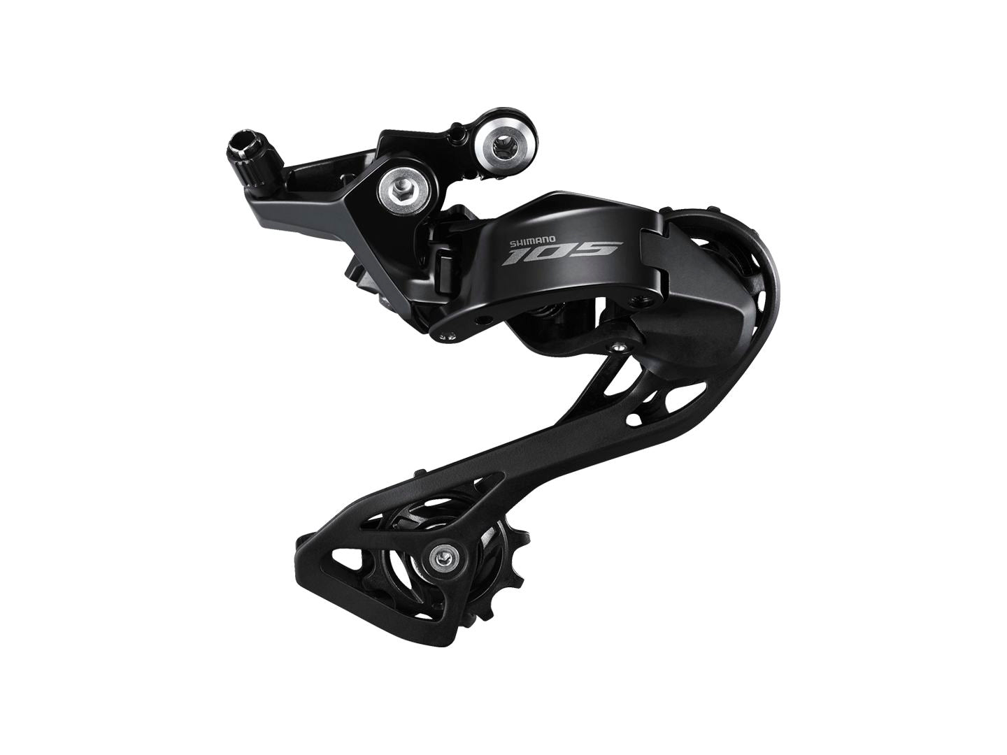 Rear Derailleurs Shimano Shimano 105 RD-R7100 Rear Derailleur - 12-Speed Direct Mount One Spec Shadow Design 36t Max Low Black