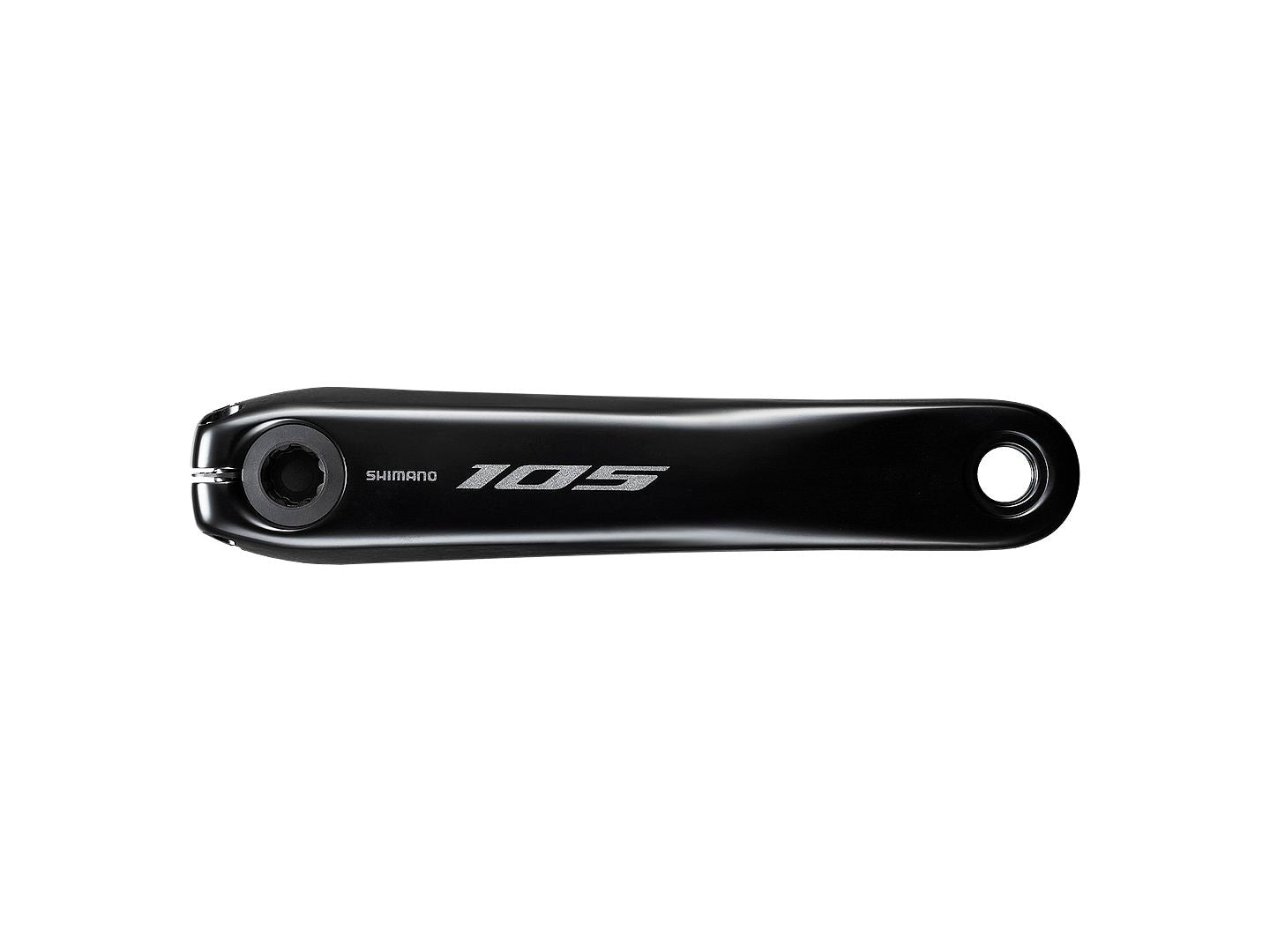 Cranksets and Arms Shimano Shimano 105 FC-R7100 Crankset - 175mm 12-Speed 50/34t 110 Asymmetric BCD Hollowtech II Spindle Interface BLK Black