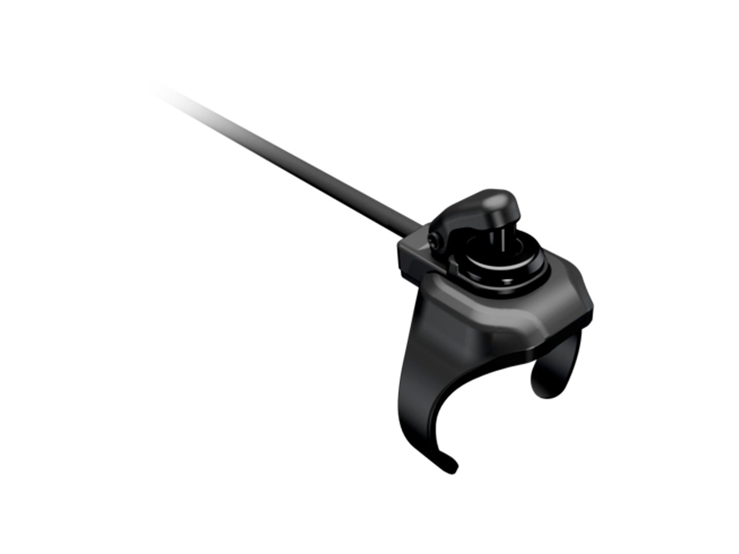 Shifters Shimano Shimano Dura-Ace SW-RS801-S Satellite Shifter Drops - Pair 100mm Cable Black Dark Slate Gray