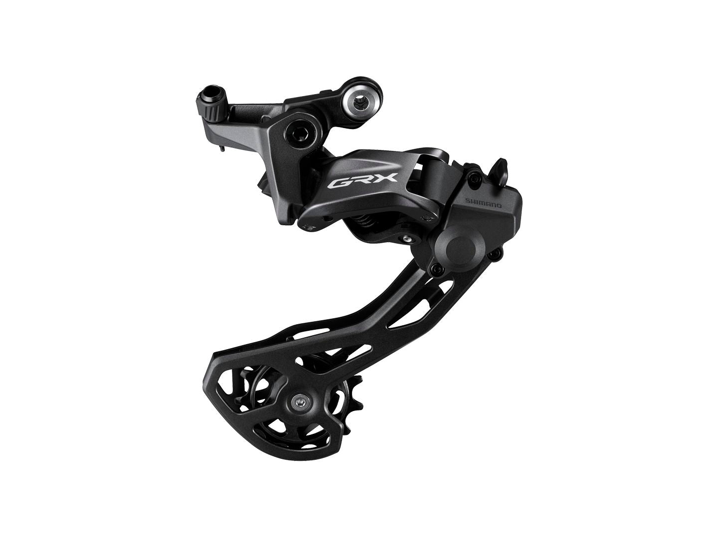 Rear Derailleurs Shimano Shimano GRX RD-RX820 Rear Derailleur - 12-Speed Direct Mount One Spec Shadow Plus Design 36t Max Low Black