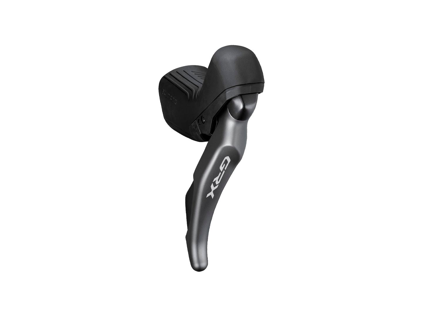 Brake/Shift Lever - Drop Bar Shimano Shimano GRX ST-RX820 Shift/Brake Lever BR-RX820 Hyd Disc Brake Caliper - Right/Rear 12-Speed Flat Mount Caliper For 25mm Mount Dark Slate Gray