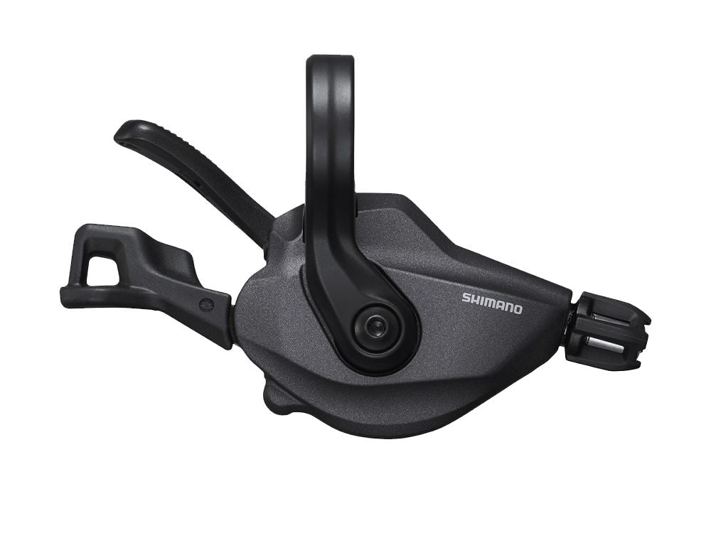 Shifters Shimano Shimano XT SL-M8100-R Shifter - Right 12-Speed Clamp-Band RapidFire Plus BLK Dark Slate Gray