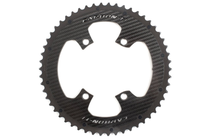 Chainrings Carbon-Ti Carbon-Ti X-CarboRing EVO 54 x 110 DA9200 (4 arms) _ Sale Dark Slate Gray
