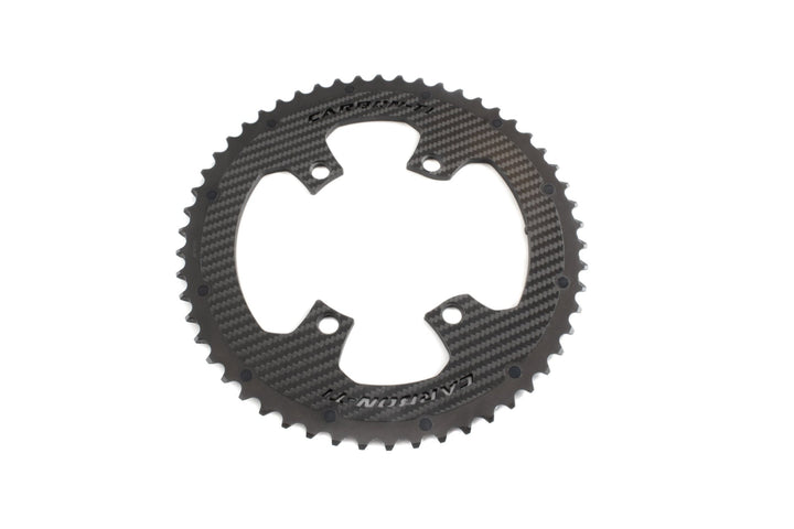 Chainrings Carbon-Ti Carbon-Ti X-CarboRing EVO 54 x 110 DA9200 (4 arms) _ Sale Dark Slate Gray