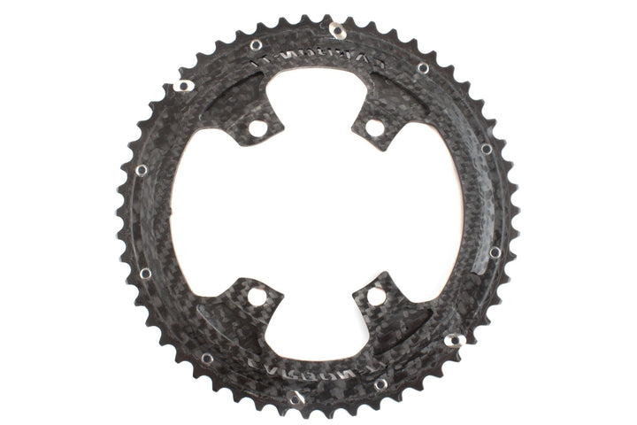 Chainrings Carbon-Ti Carbon-Ti X-CarboRing EVO 54 x 110 DA9200 (4 arms) _ Sale Dark Slate Gray