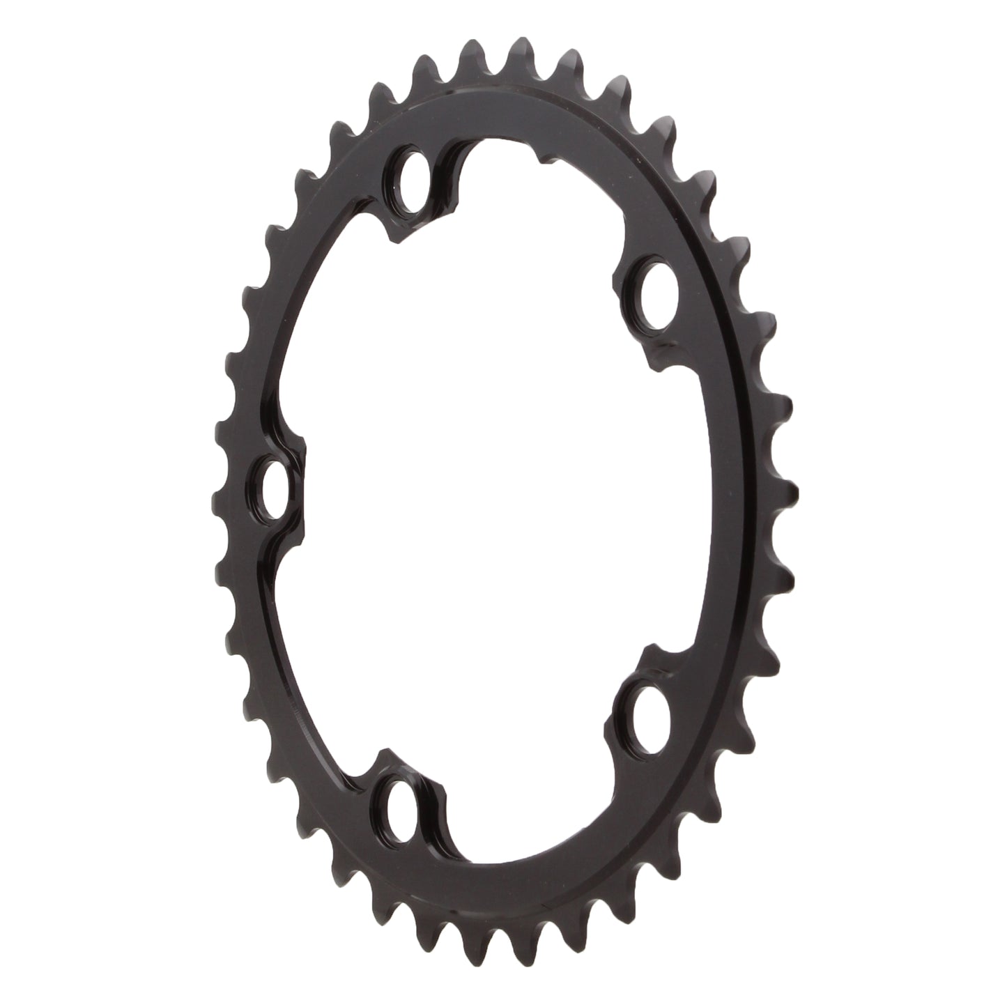 Chainrings Absolute Black absoluteBLACK Premium Round 110 BCD Road Inner Chainring - 36t 110 BCD 5-Bolt For 52/36 Combination BLK Dark Slate Gray