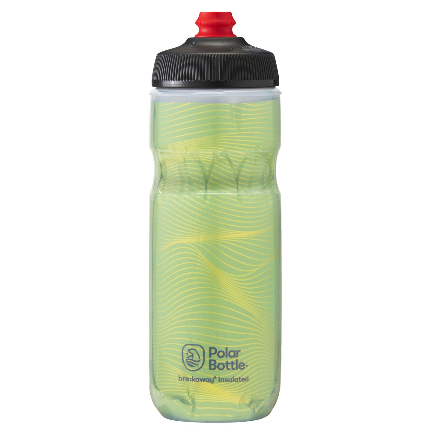 Polar Bottles Breakaway Insulated Jersey Knit Water Bottle - Highlighter 20oz