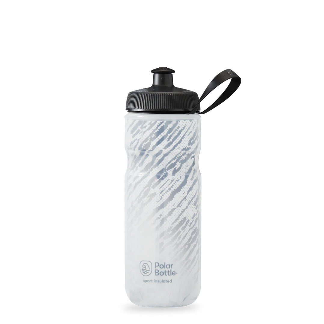 Polar Bottle Sport Insulated Bottle Charcoal/White 20oz