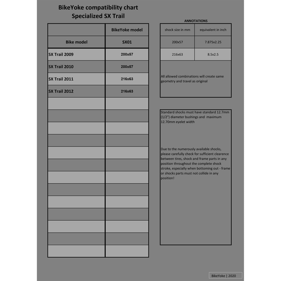 Bike Yoke Rear Shock Spring ( ) - Dragonspine Cycling