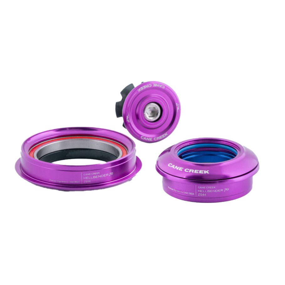 Headsets Cane Creek Cane Creek 70-Series Headset ZS44/28.6|ZS56/40 Purple Medium Orchid