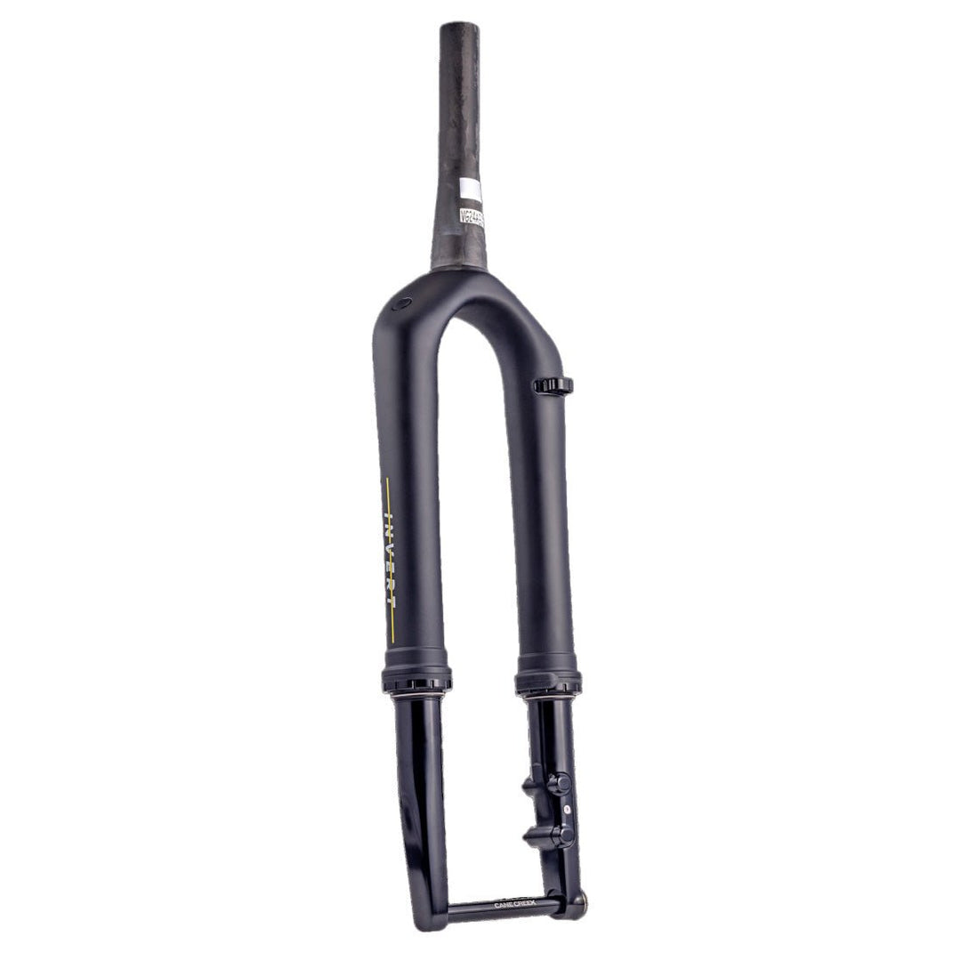 Suspension Fork Cane Creek Cane Creek Invert CS Gravel Suspension Fork - 700c 40 mm 12 x 100 mm 45 mm Offset Climb Switch Matte BLK Dark Slate Gray