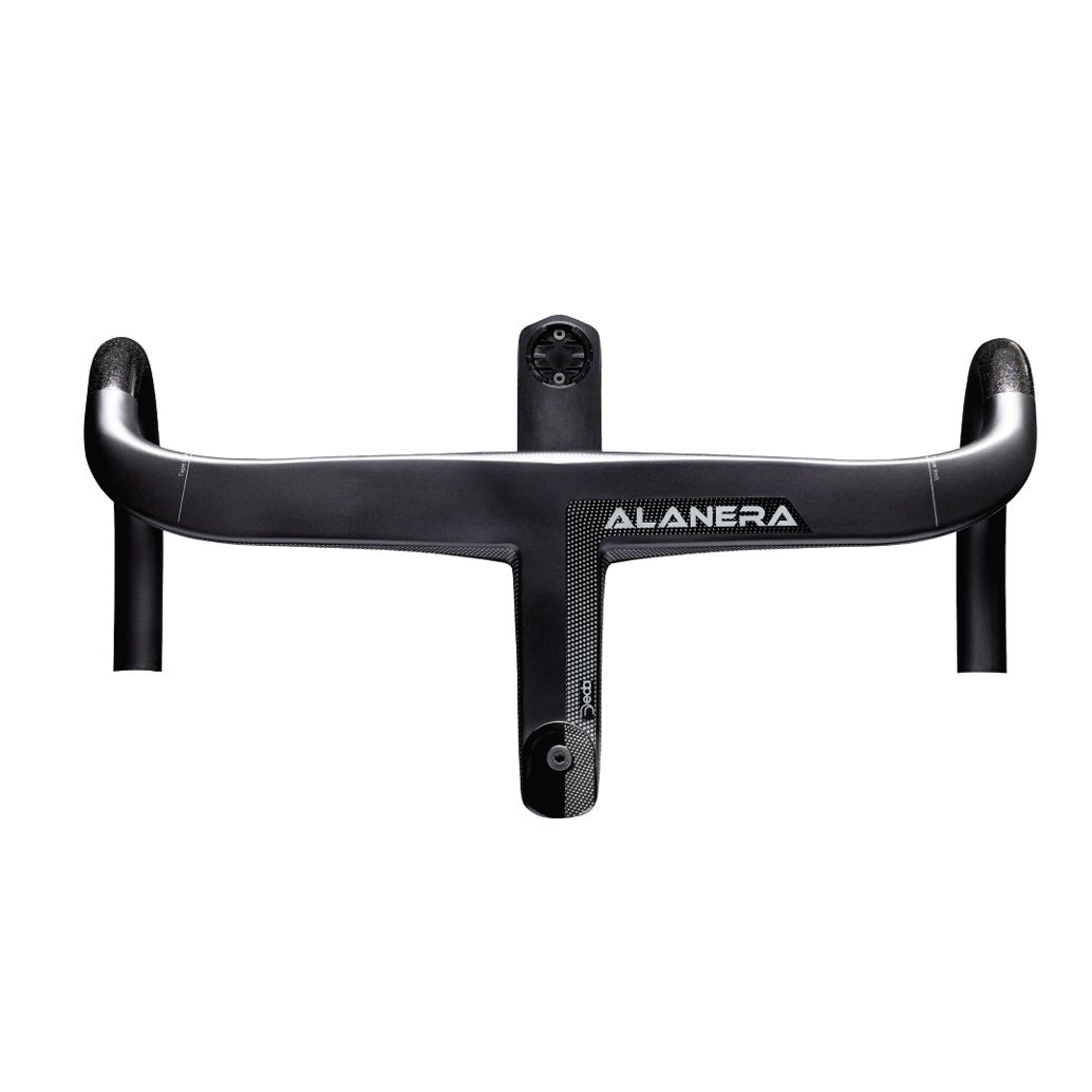 Drop Bars Deda Elementi Deda Elementi Alanera Integrated Carbon Bar Blk130mm x 46cm Dark Slate Gray