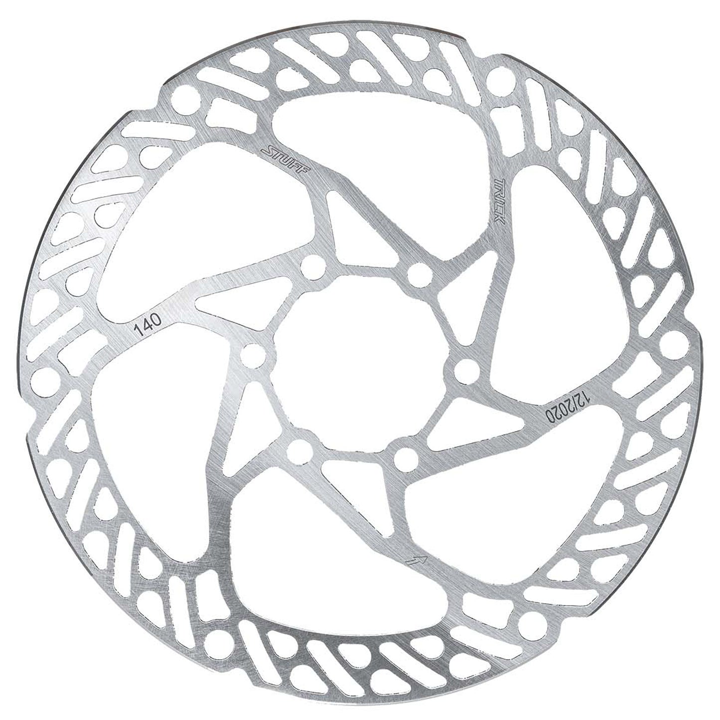 Disc Rotor Trickstuff Trickstuff Ultra Light 140mm Rotor 6-Bolt Silver Gray