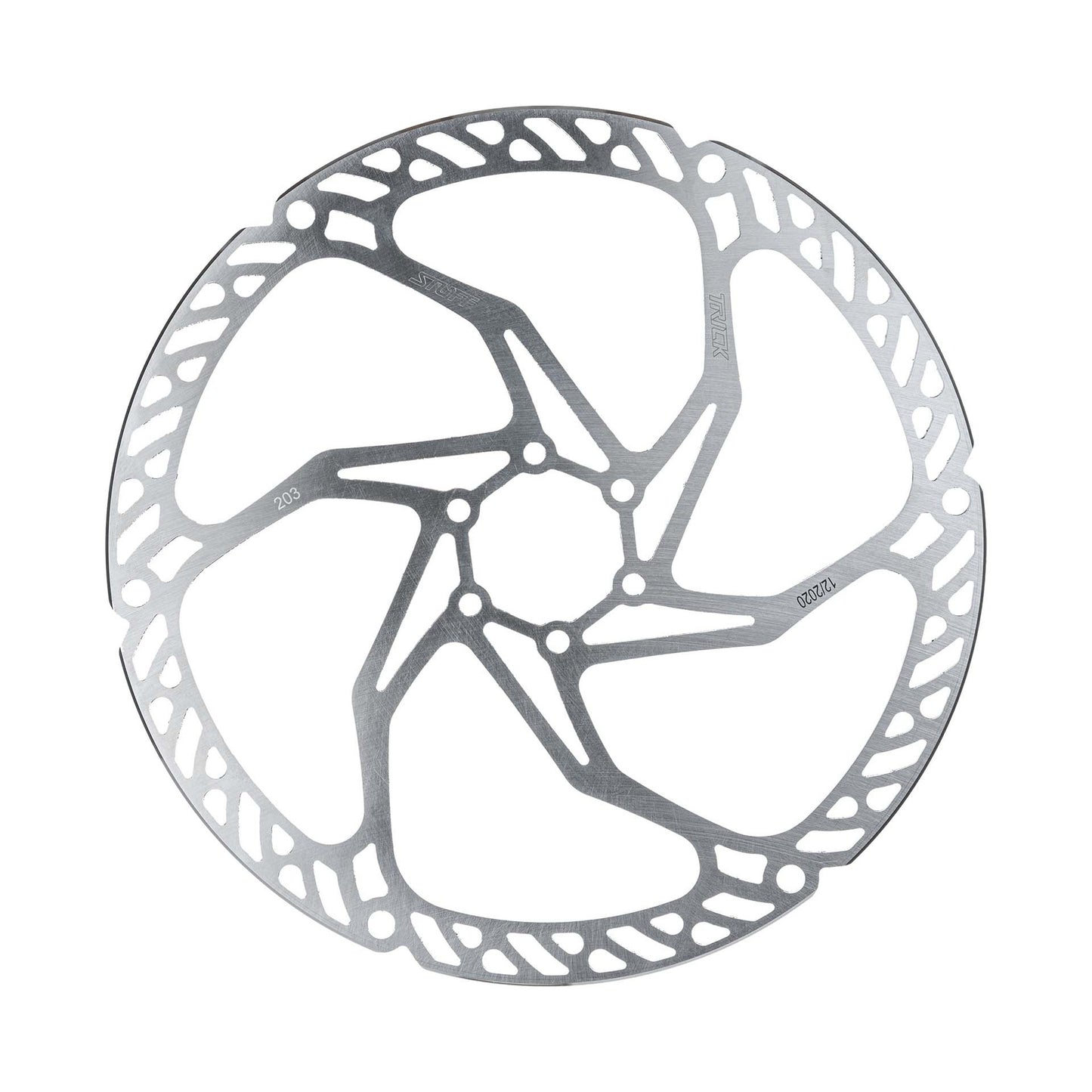 Disc Rotor Trickstuff Trickstuff Ultra Light 203mm Rotor 6-Bolt Silver Dark Gray