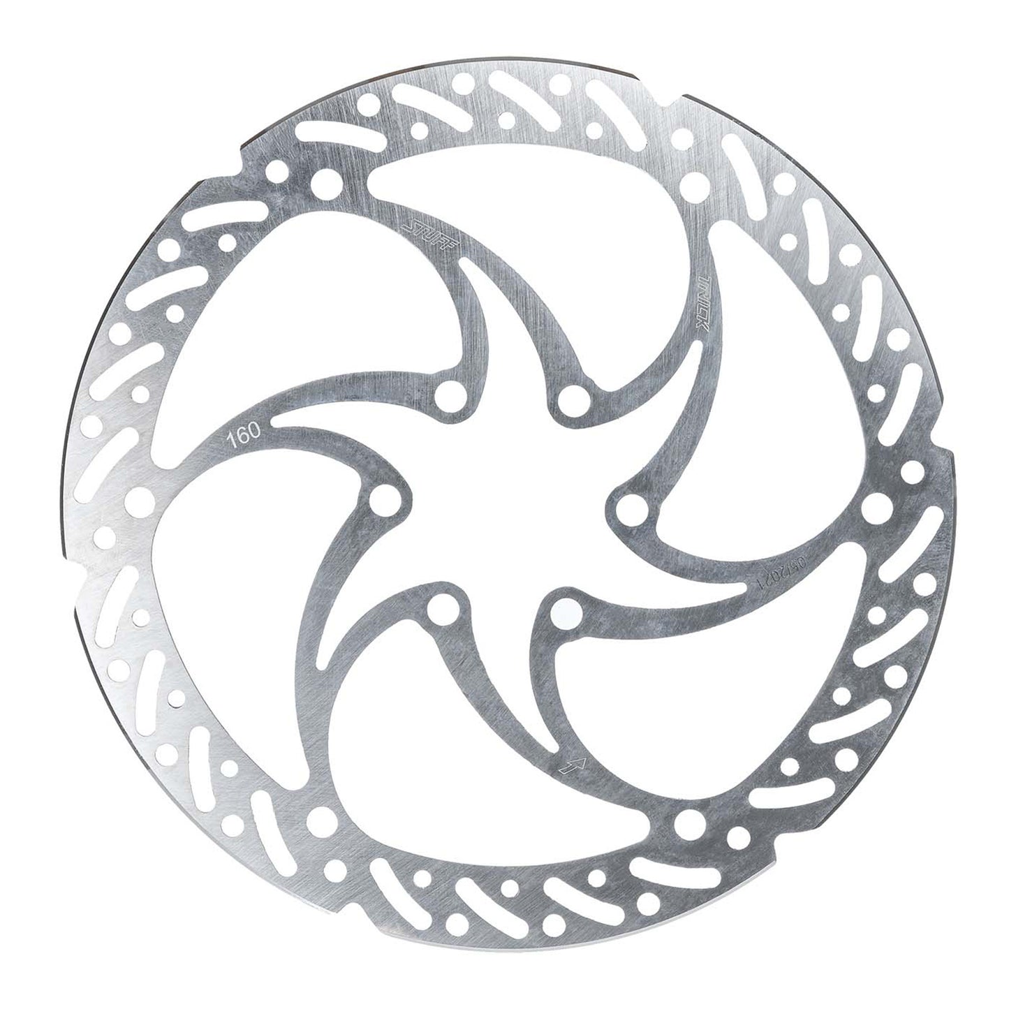 Disc Rotor Trickstuff Trickstuff Heavy Duty 160mm Rotor 6-Bolt Silver Dark Gray