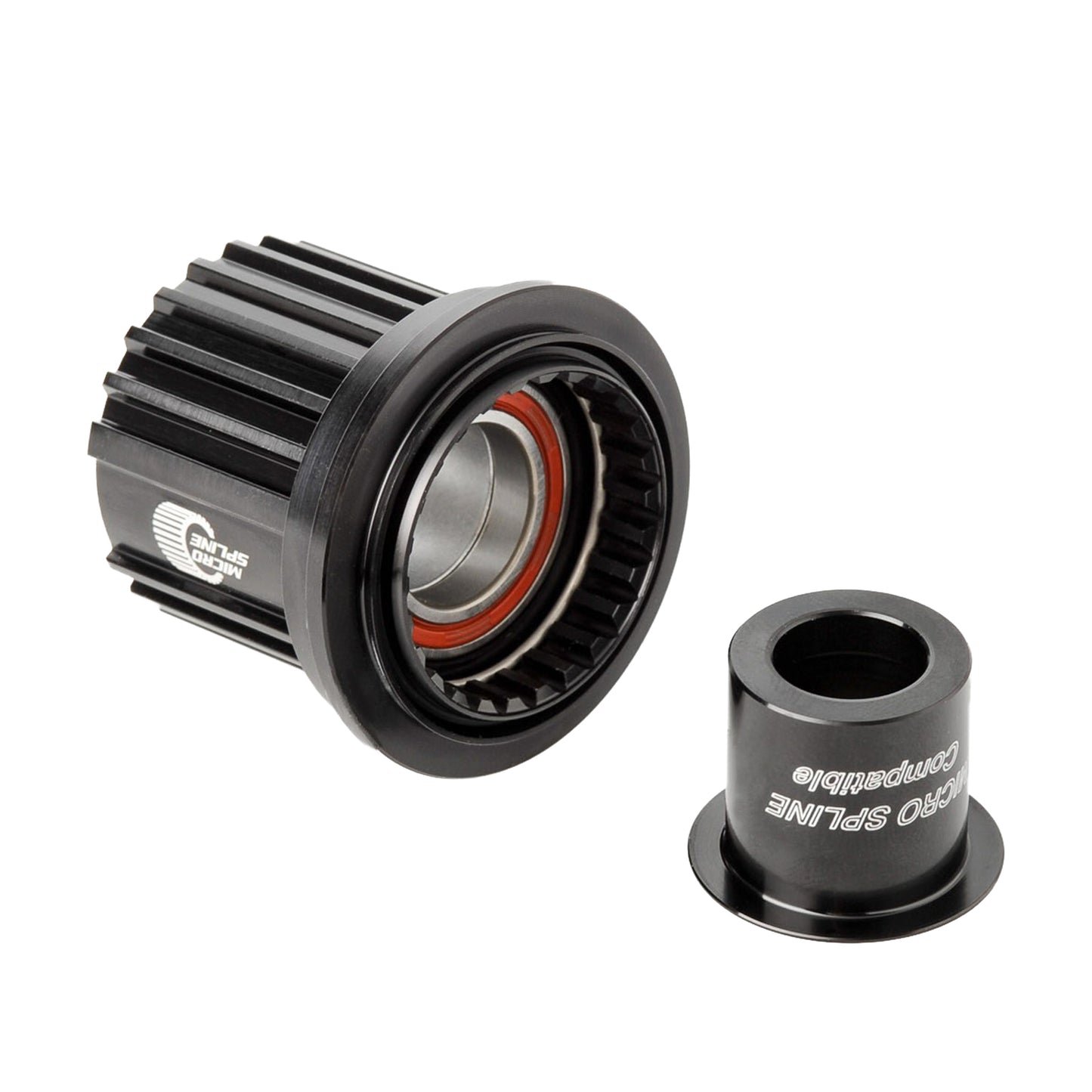 Freehubs DT Swiss DT Swiss Ratchet Freehub Body - Shimano Micro Spline MTN Light Aluminum Sealed Bearing Kit w/ End Cap 12 x 142/148 mm Dark Slate Gray