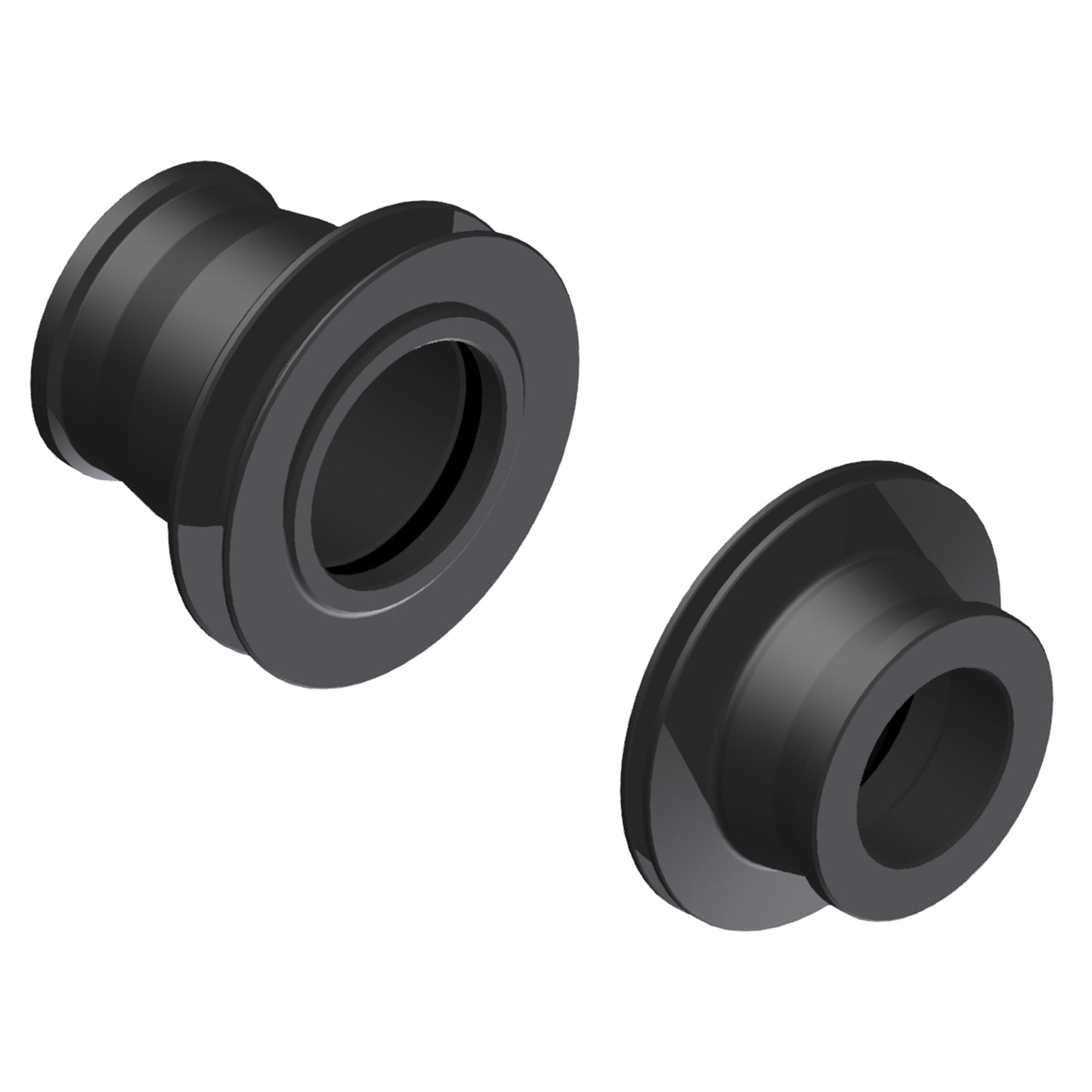 DT Swiss Front Axle Conversion Kit - 12 mm Thru axle Press fit Universal BLK