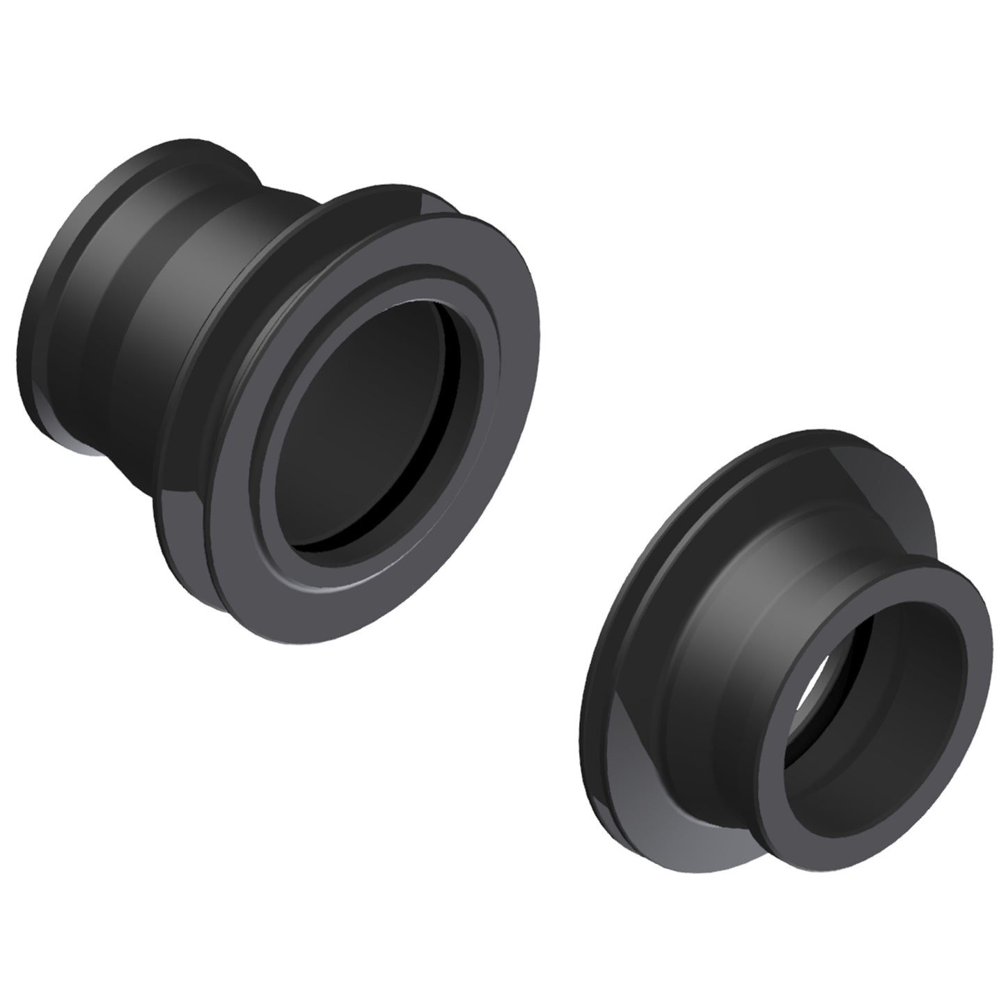 DT Swiss Front Axle Conversion Kit - 15 mm Thru axle Press fit Black
