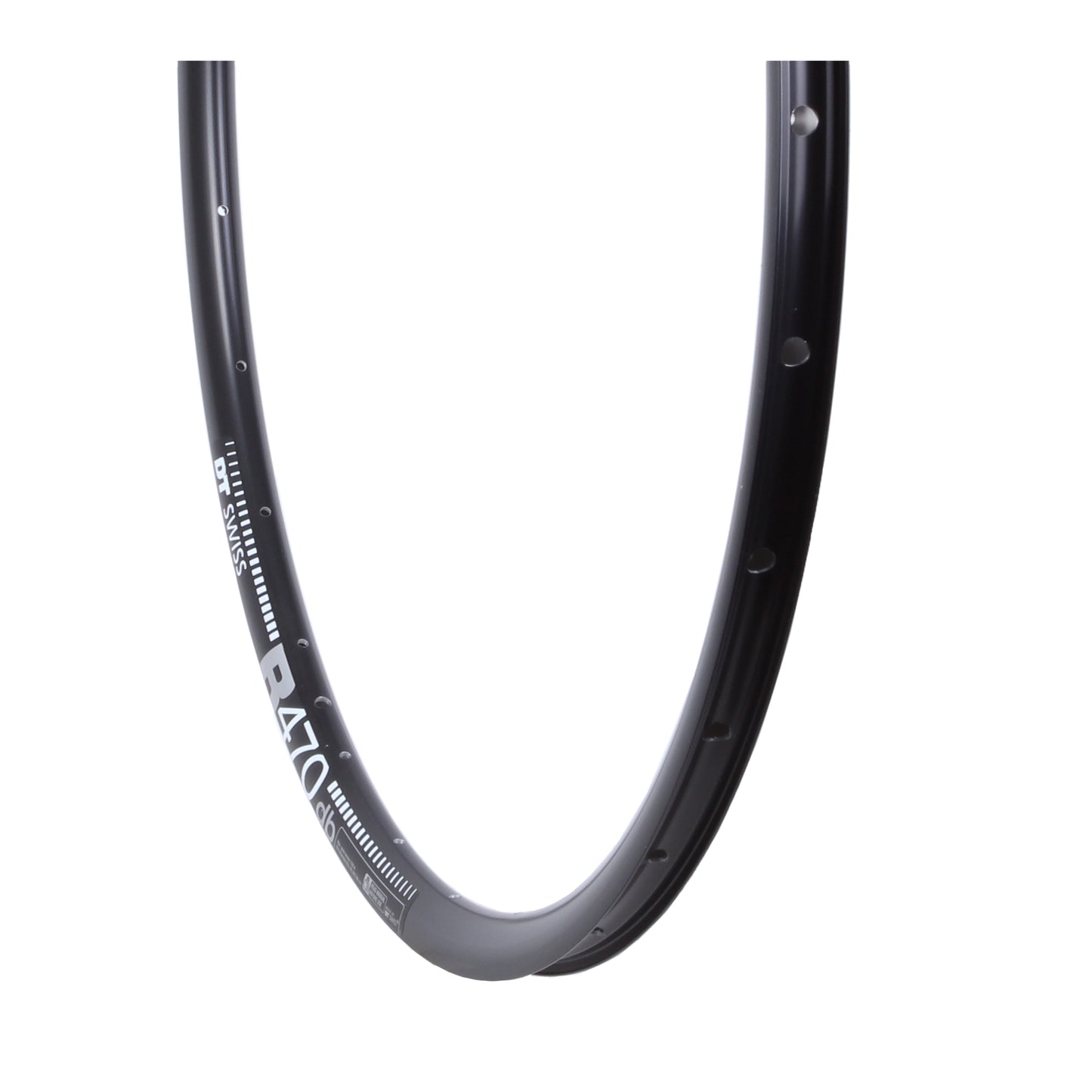 Rims DT Swiss DT Swiss R 470 Disc 700c Rim 28h Dark Slate Gray