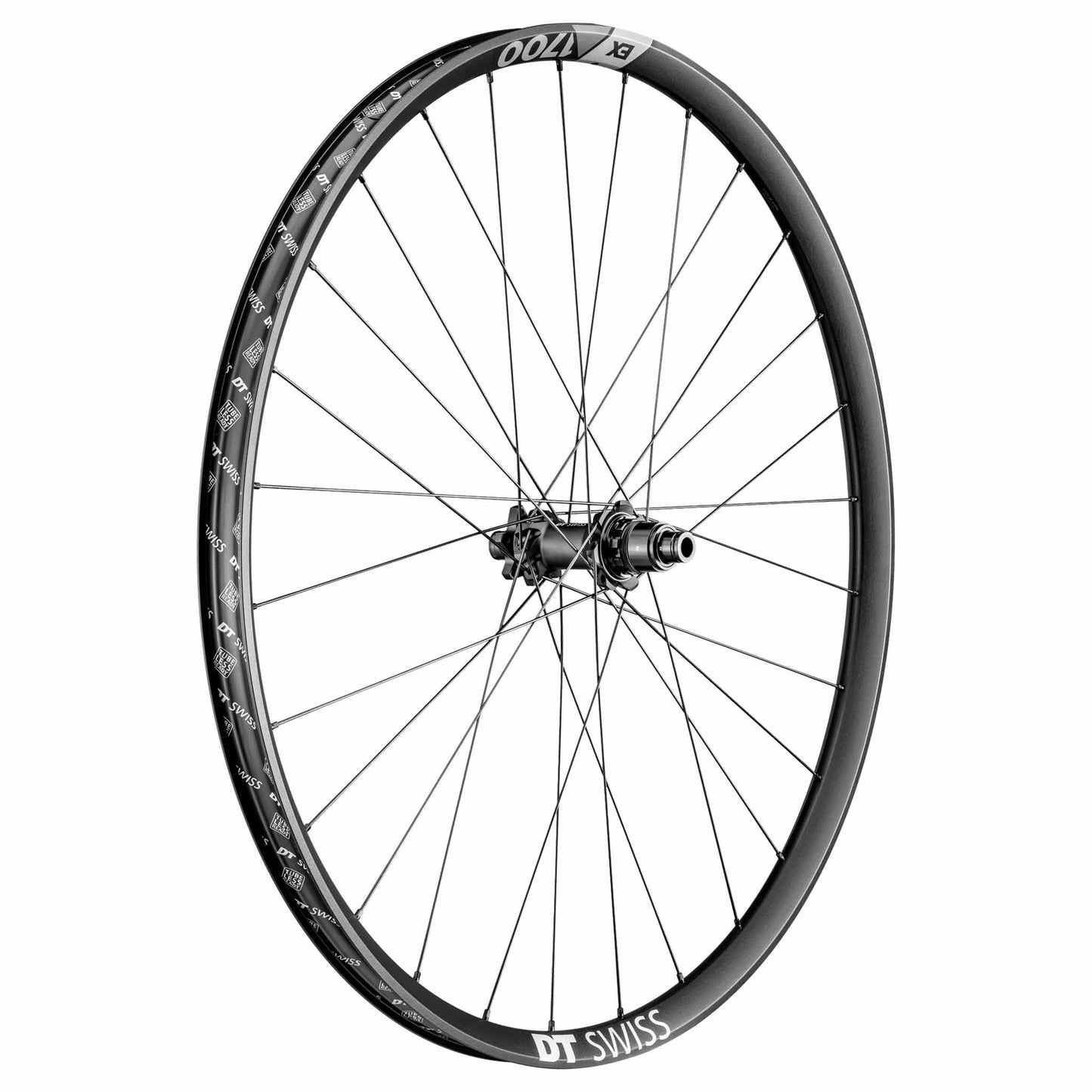 Rear Wheel DT Swiss DT Swiss EX 1700 Spline Rear Wheel - 27.5" 12 x 148mm Boost 6-Bolt XD Ratchet 36 SL BLK Dark Slate Gray