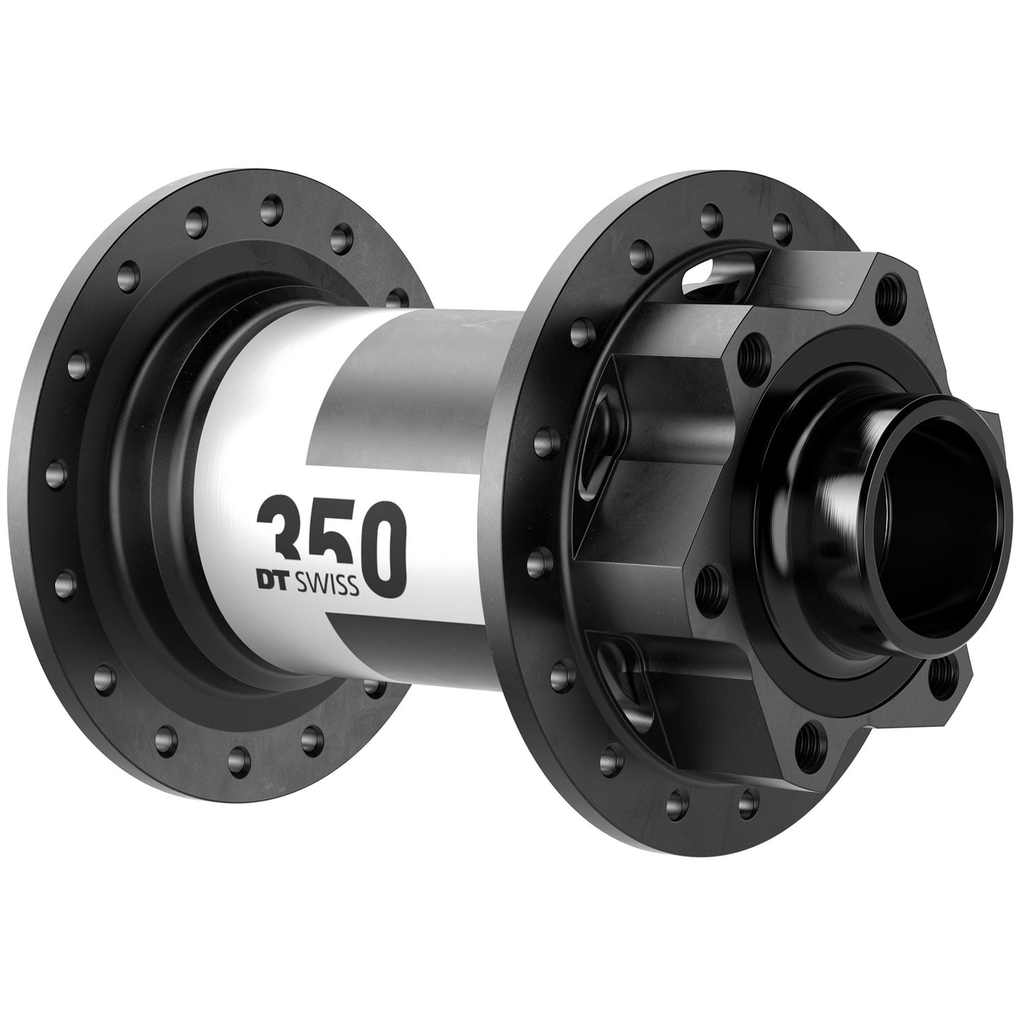 Hubs DT Swiss DT Swiss 350 6B-Disc Front Hub 28h 20x110mm Boost Dark Slate Gray