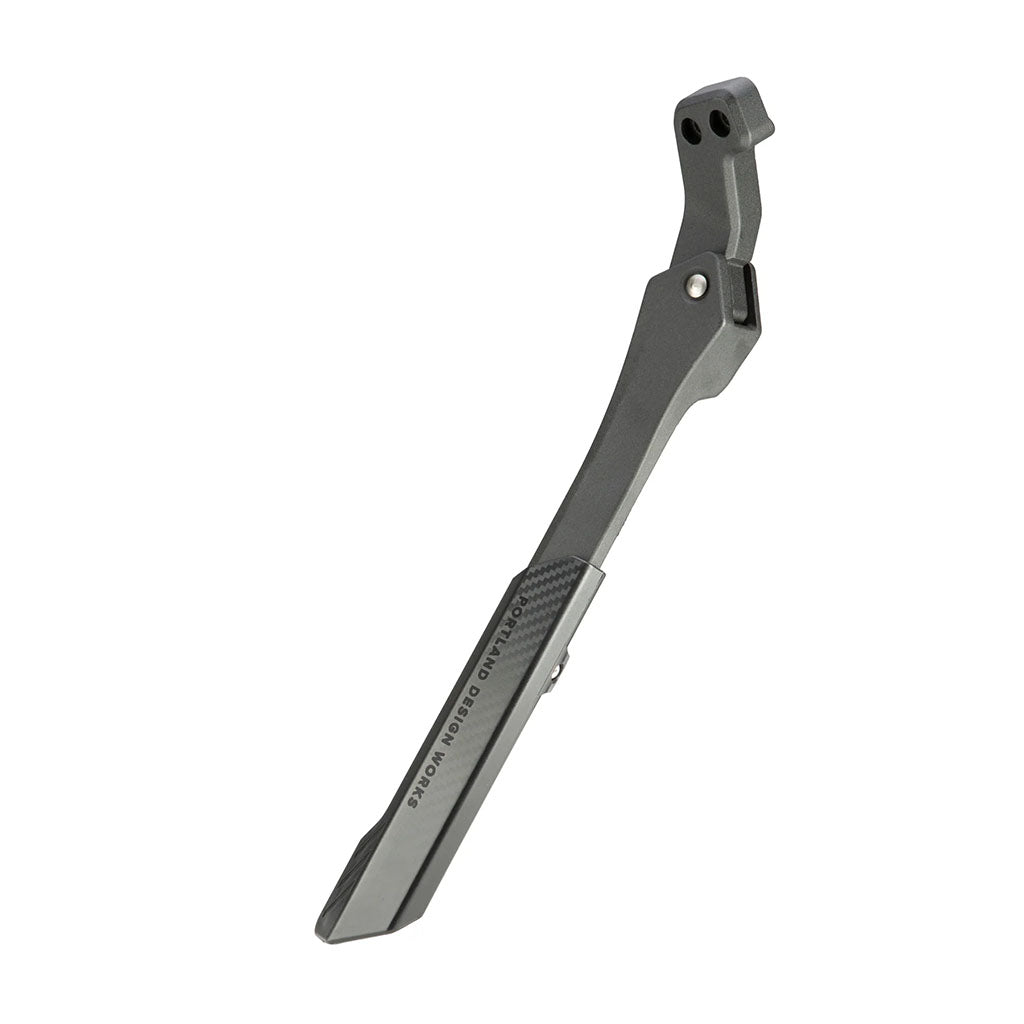 Kickstands Portland Design Works Portland Design Works Sturdy Lad Kickstand - 40mm Rear Mount - Black Dim Gray