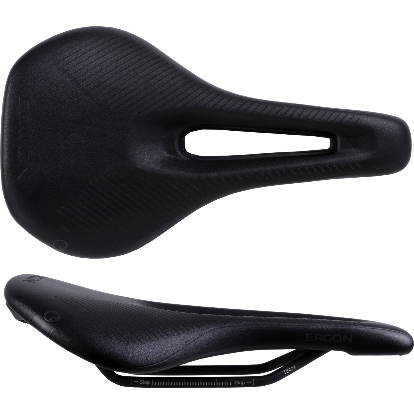 Ergon SR Pro Saddle - Titanox Black Womens Medium/Large