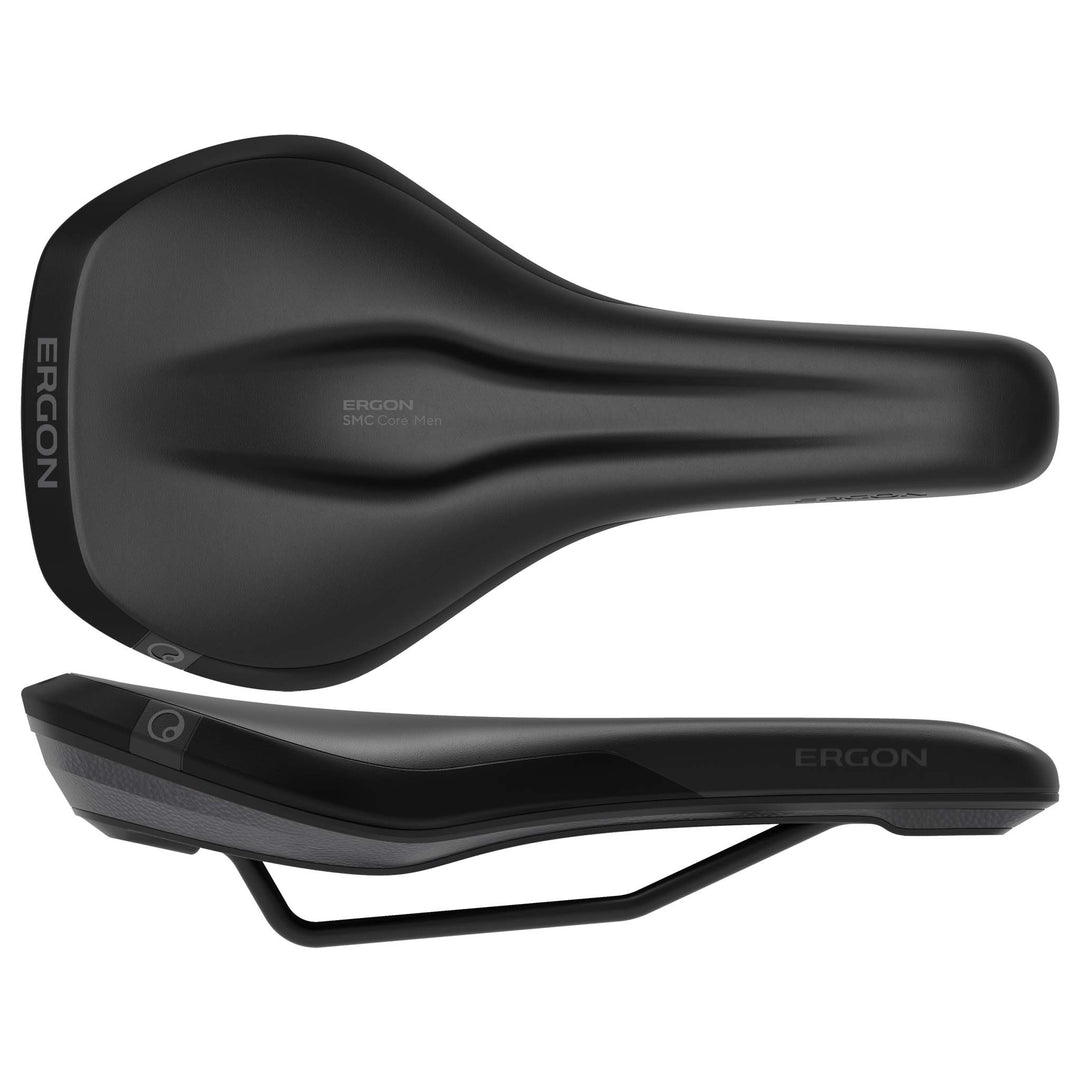 Saddles Ergon Ergon SMC Core Mens Saddle - SM/MD Black/Gray Dark Slate Gray