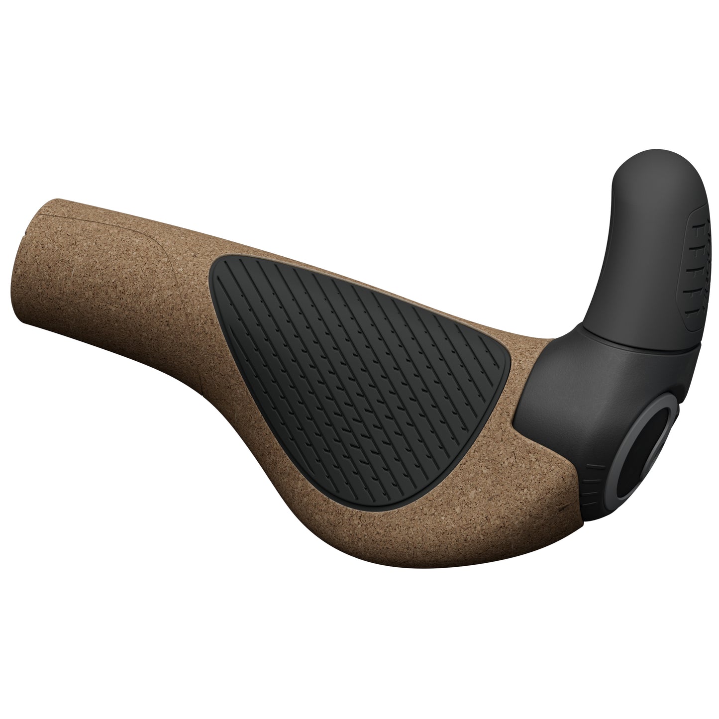 Lock-On Grips Ergon Ergon GP2 Evo BioKork Grips Small Brown/Black Dark Slate Gray