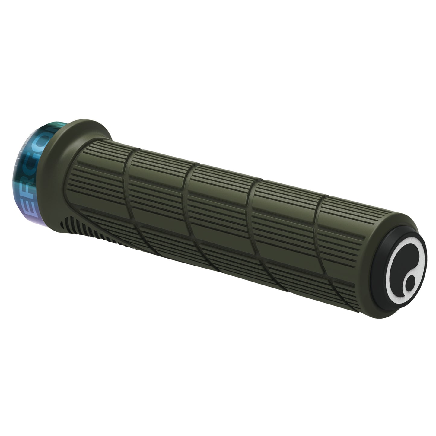 Grips Ergon Ergon GD1 Evo Factory Grips - Frozen Moss/Oil Slick Lock-On Dark Slate Gray