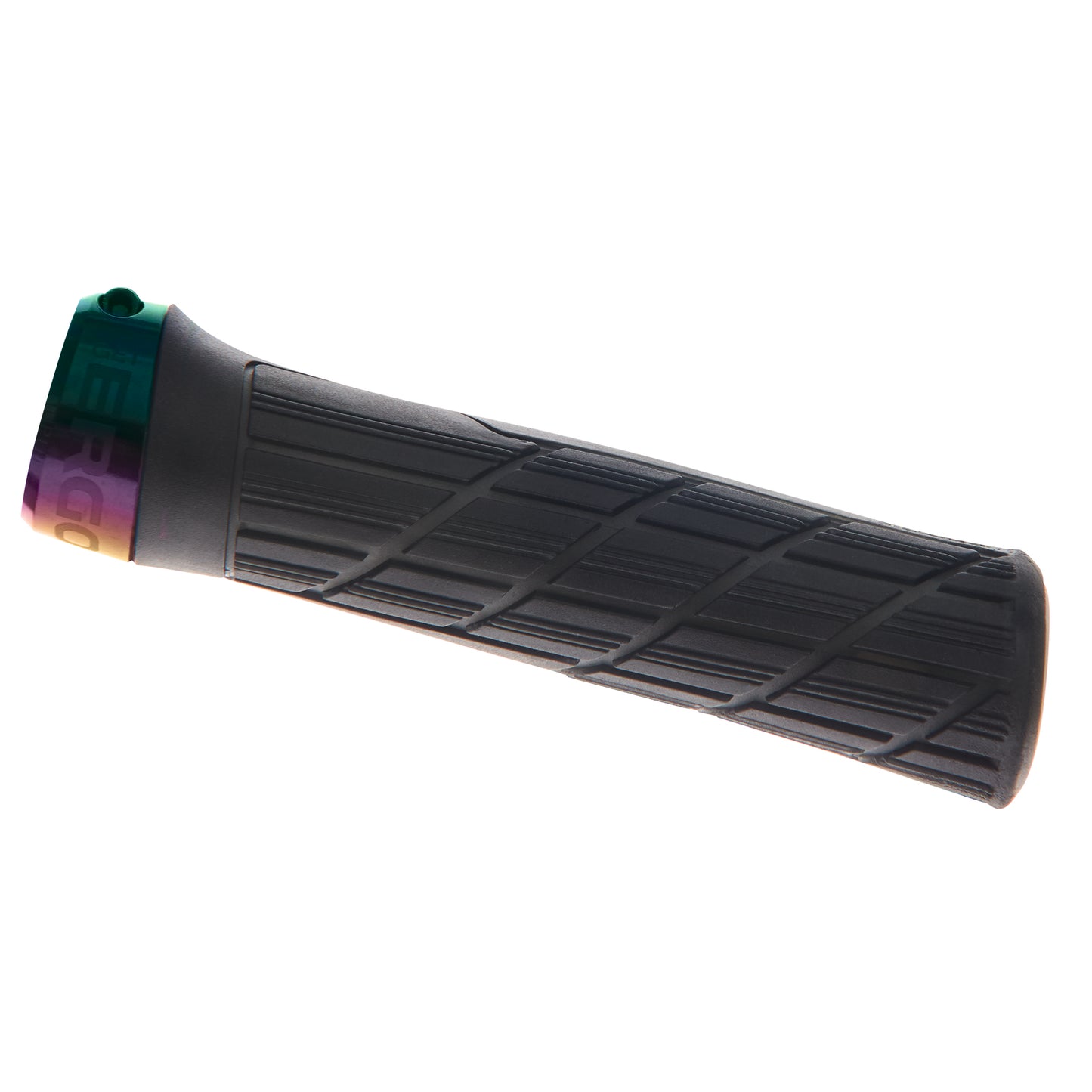 Grips Ergon Ergon GE1 Evo Factory Slim Grips - Frozen Stealth/Oil Slick Lock-On Dark Slate Gray