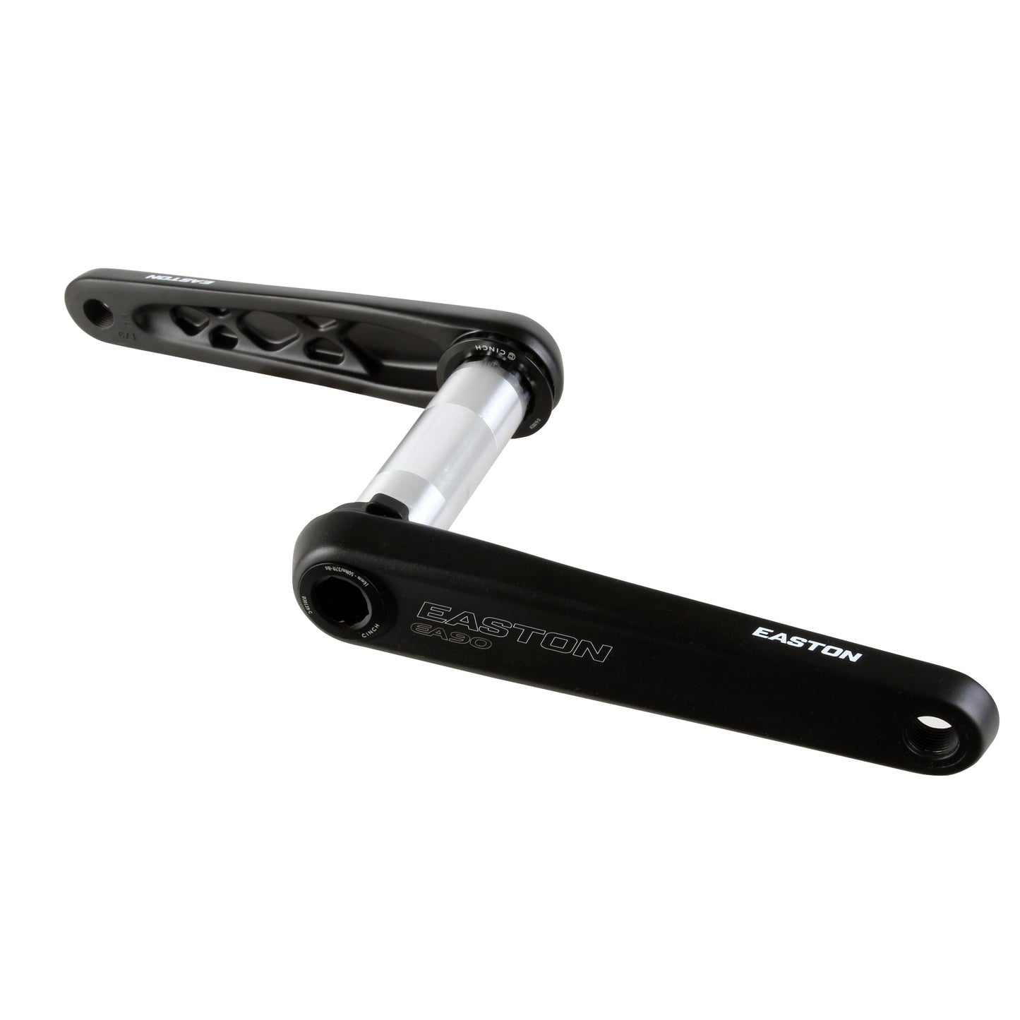 Cranksets and Arms Easton Easton EA90 Aluminum Crankset - 175mm 10/11-Speed Direct Mount CINCH Spindle Interface Matte BLK Black