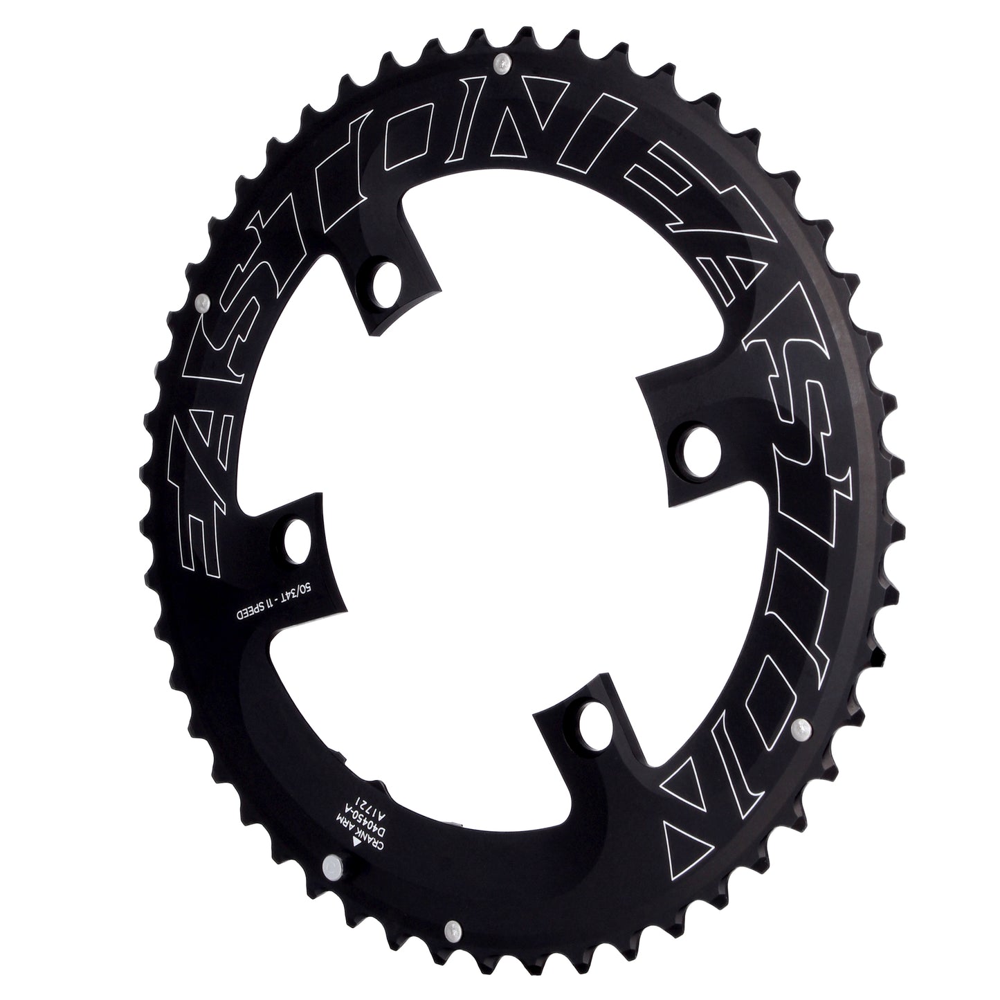 Chainrings Easton Easton Asymmetric Chainring: 4-Bolt 11-Speed 50t Black Black