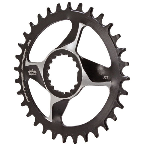 Chainrings FSA Full Speed Ahead Afterburner Chainring Direct-Mount Megatooth 11-Speed 32t Dark Slate Gray