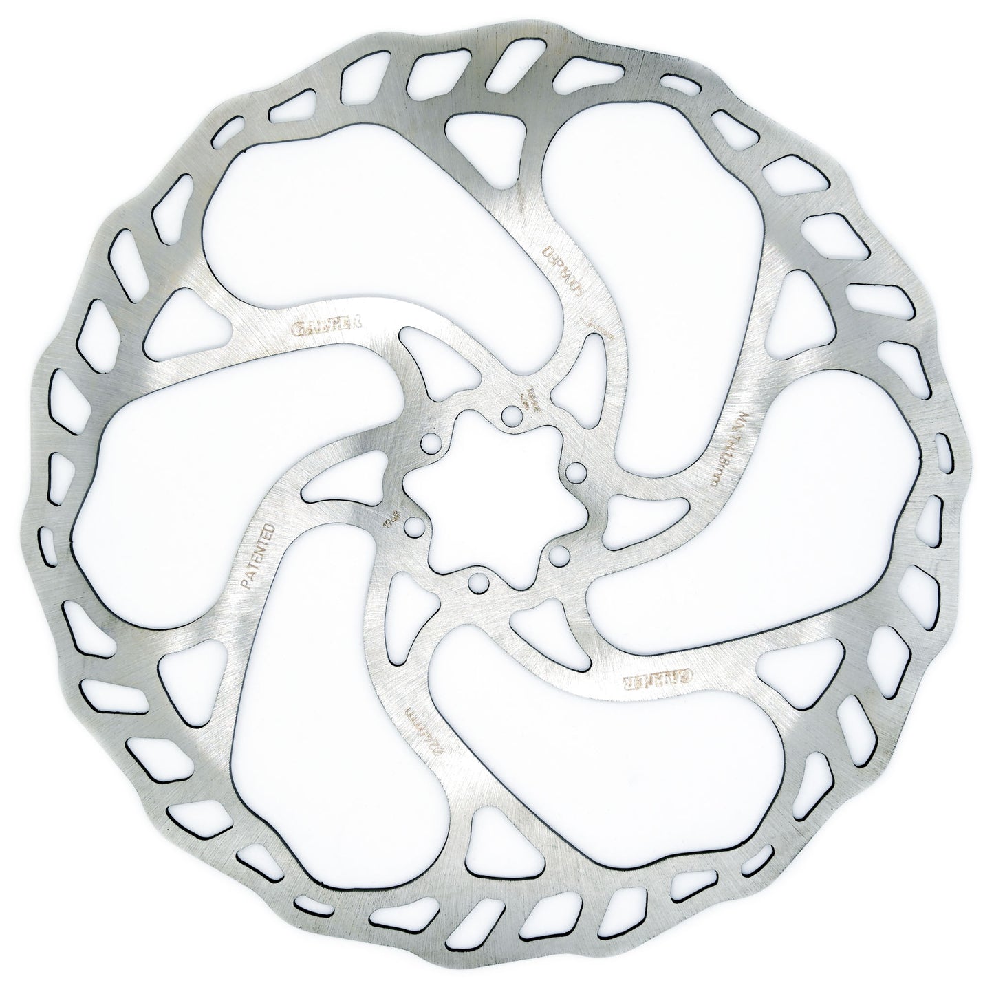 Disc Rotor Galfer Galfer 246mm Rotor 6-Bolt 2.3mm Wave Silver Light Gray