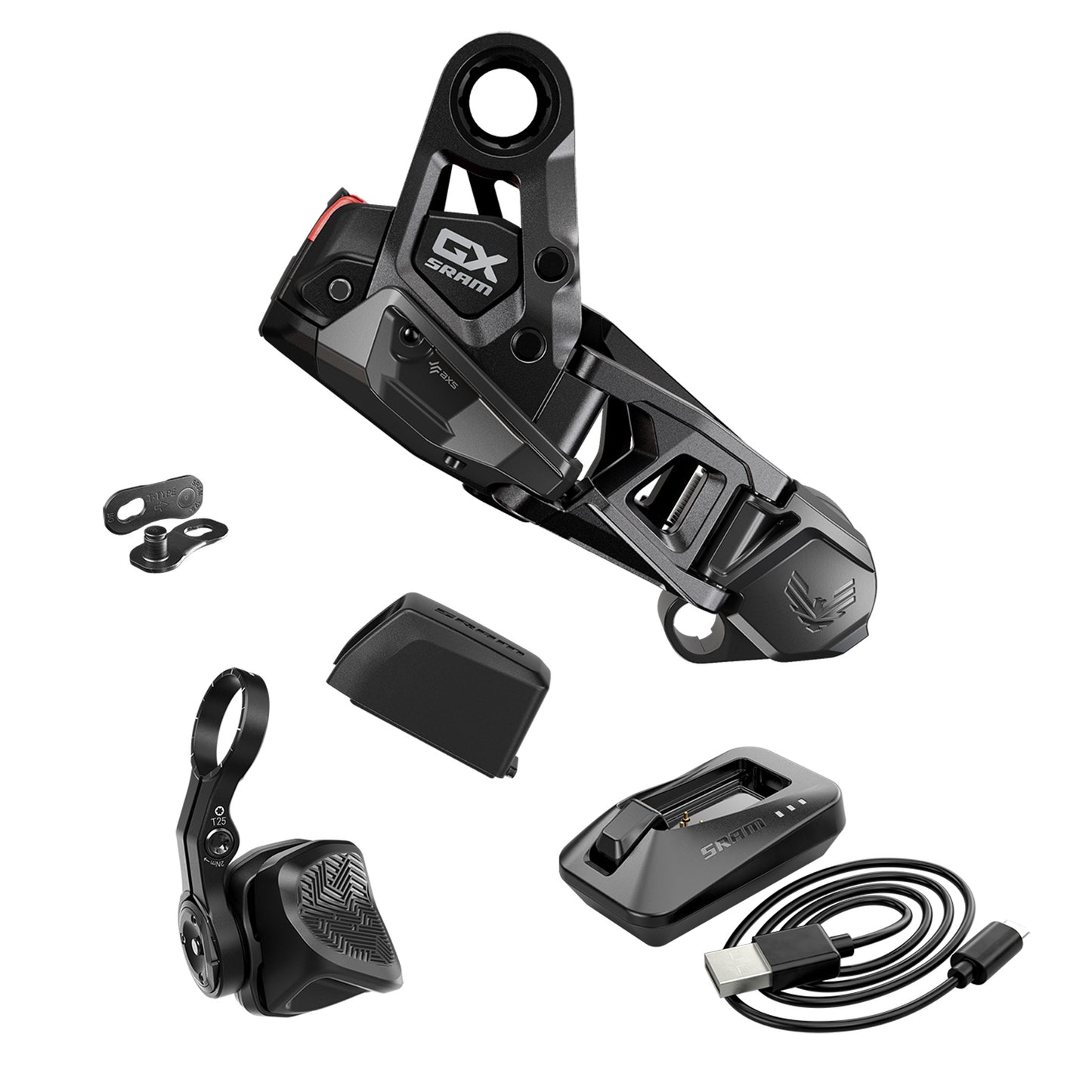 Derailleur Parts SRAM SRAM GX T-Type Eagle AXS Upgrade Kit Dark Slate Gray
