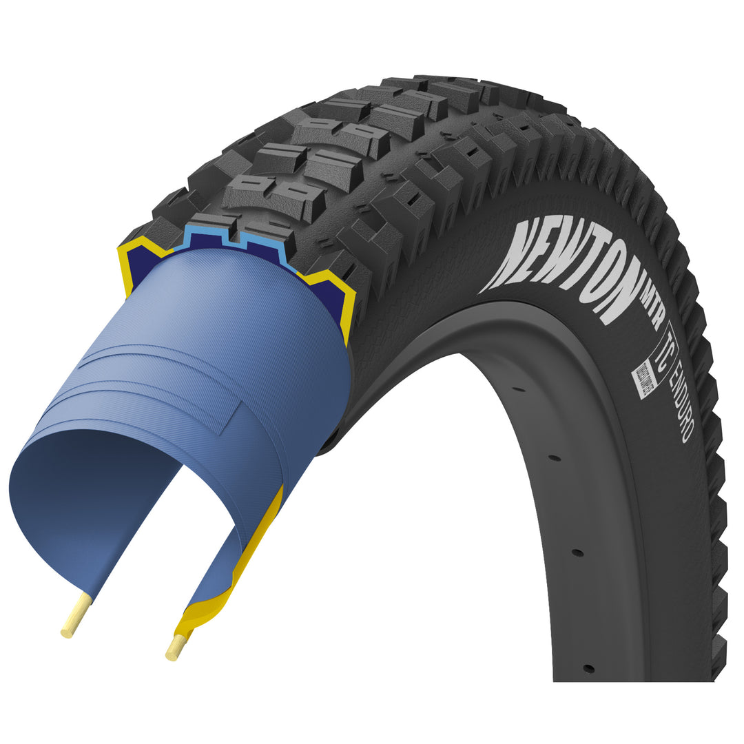 Tires Goodyear Goodyear Newton MTR Enduro Tubeless 29x2.4" Black Dark Slate Gray