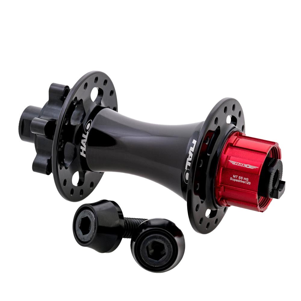 Hubs Halo Halo SupaDrive MT-SS Rear Hub (10/14mm) 32h Black Dark Slate Gray