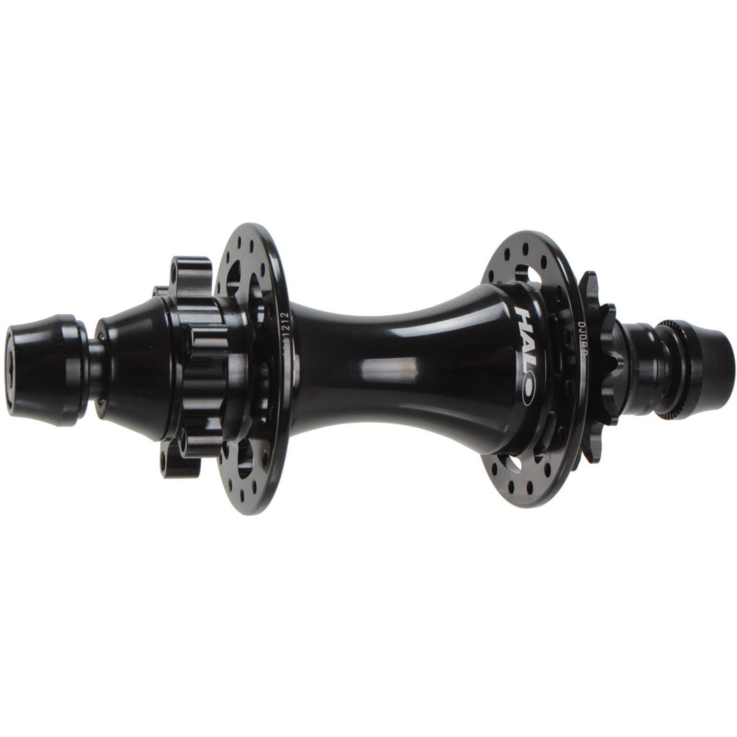 Hubs Halo Halo DJD-SupaDrive Rear Hub (10/14mm) 32h Black Black
