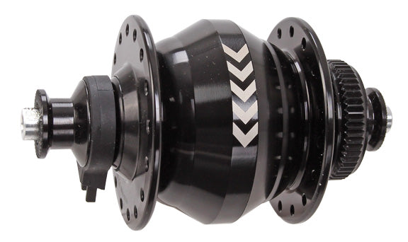Dynamo & Generator Light Shutter Precision Shutter Precision PL-8 CL-Disc Front Q/R Hub 9x100mm 32h - Black Dark Slate Gray