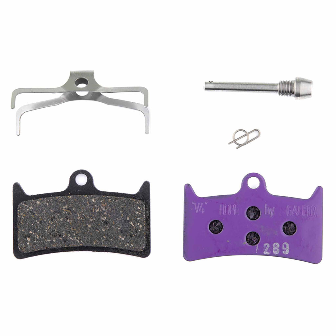 Disc Brake Pads Hope Hope V4 Disc Brake Pads - E-Bike Organic Compound Pair Dim Gray