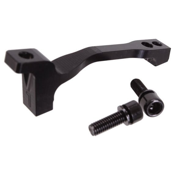 Disc Brake Adapters & Bolts Hope Hope Mount L-Post Disc Brake Adapter - Post 160 to Post 180 Black Dark Slate Gray