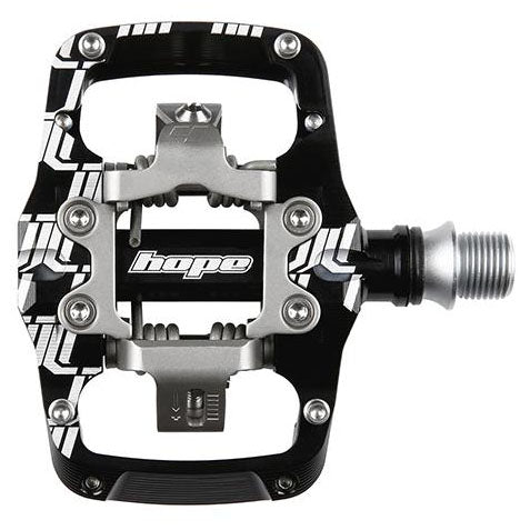 Pedals Hope Hope Union TC Pedals - Dual Sided Clipless with Platform 9/16" Black Light Gray