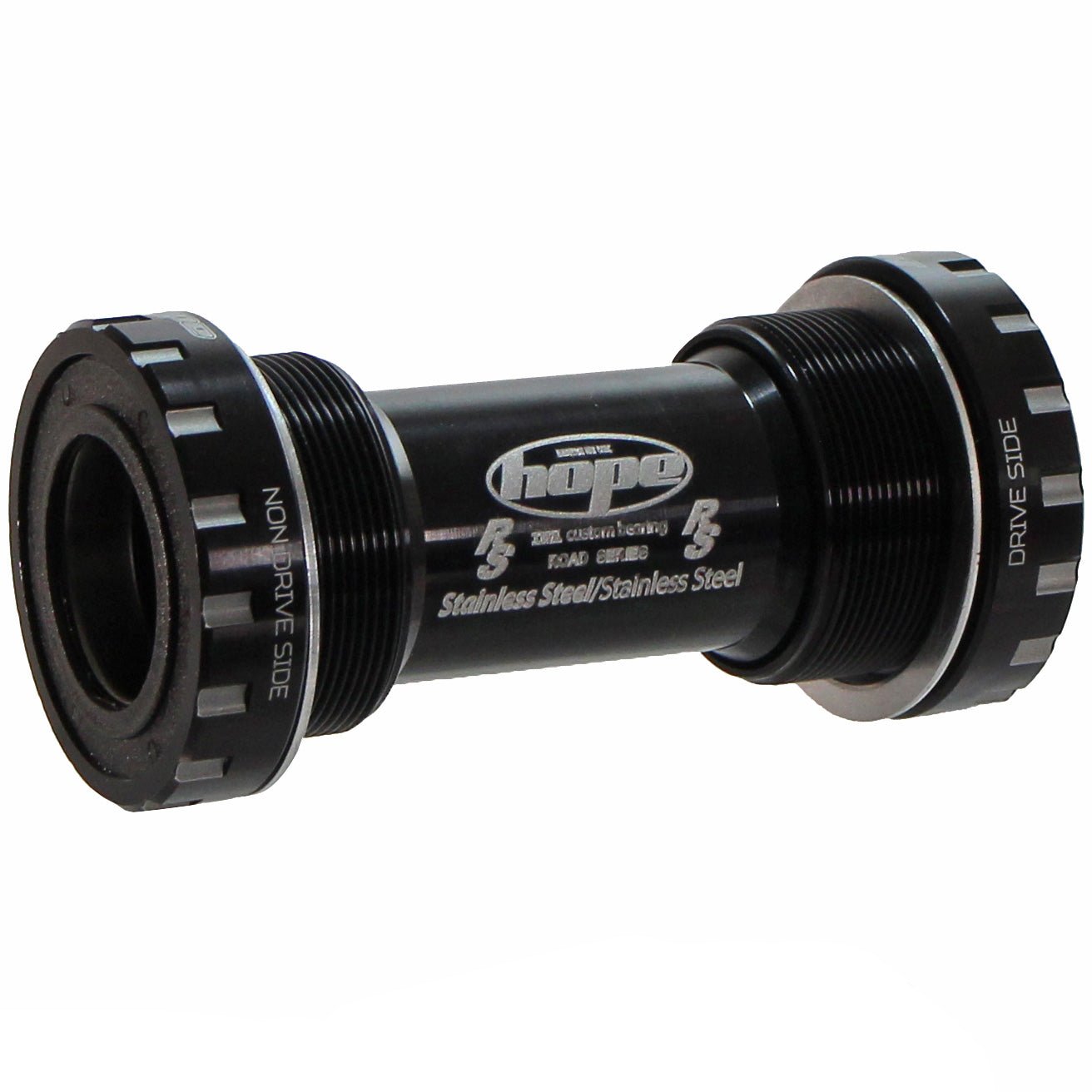 Bottom Brackets Hope Hope BSA Threaded Bottom Bracket - 68mm Road For 24mm Spindle Stainless BLK Black