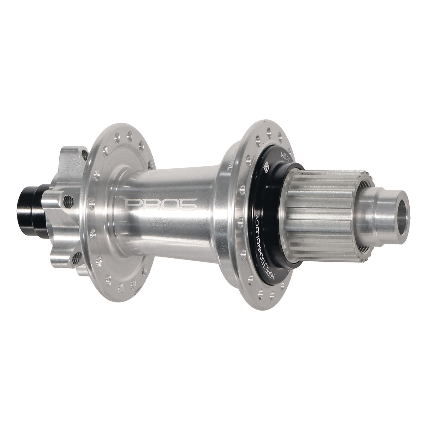 Hubs Hope Hope Pro5 Disc R T-A MS Hub 12x148mm 32h Silver Dark Gray